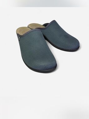 Women's Lightweight Mesh Mules - Slate Blue